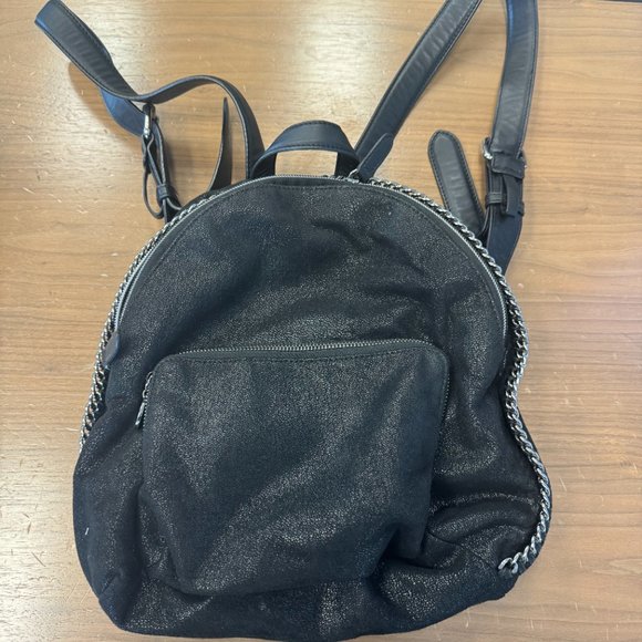 Stella McCartney Falabella Front Zip Backpack Shaggy Deer main image 2